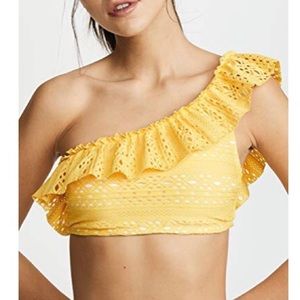 Shoshanna Palm Springs Eyelet Bikini Top